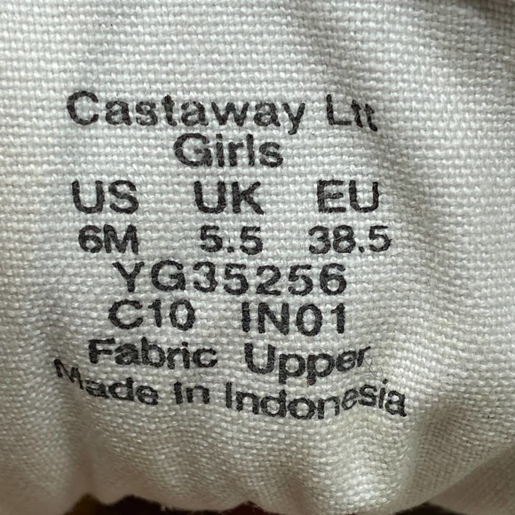 SPERRY TopSider Castaway LTT Girls Size 6M Sneaker - Picture 10 of 10